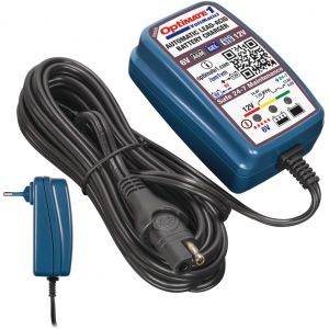 MEVRONISSHOP-Optimate 1 VoltMatic Chargeur et Mainteneur de Batterie 6V/12V &iquest; Chargeur et Mainteneur Automatique &agrave; 4 &Eacute;tapes (0,6A) &iquest; pour Batteries au Plomb 6V & 12V (STD, AGM, Gel) &iquest; Intelligent et - Neuf