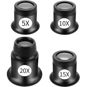 Kal-Loupe Bijoutier Et Horloger ¿ Kit De Réparation De Montre Portable ¿ Outil De Montre Avec Loupe De Bijoutier - Neuf