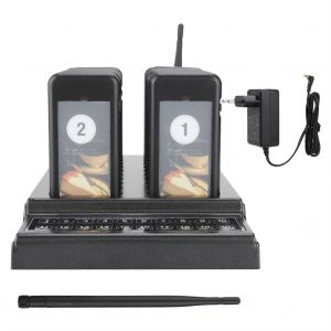 Systeme d'appel sans fil pour serveur de restaurant, 20 canaux (prise UE) - Neuf