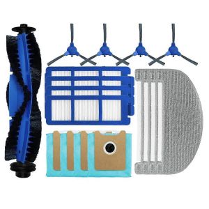 Accessoires pour aspirateur robot Clean G40 Hybrid/G40 Hybrid Plus, sac &agrave; poussi&egrave;re, filtre HEPA, rouleau, brosse lat&eacute;rale, chiffon de nettoyage - Neuf