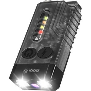 V10 Ultra Powerful Rechargeable Led Torch 1000lm,Mini Keychain Flashlight With Magnet,365nm Uv Torch,14 Modes Ipx4 Waterproof,Usb C Portable Flashlight.[H43] - Neuf