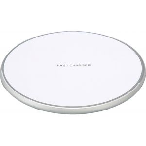 KAL-Chargeur Sans Fil 15W Pad De Rapide Reconna&icirc;tre Avec Sensibilit&eacute; Smartphone Pour 14 13 12 Series Pour Galaxy Series Pour Nokia Pour Google (Blanc) - Neuf