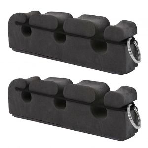 2pcs Portable Densit&eacute; Magn&eacute;tique Mousse Mouche Canne Porte-Canche De Voiture Stand Rack - Neuf