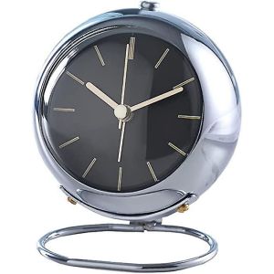 Réveil analogique avec lumières, petit réveil rétro silencieux, horloge simple avec réveil lumineux pour enfants, convient aux gros dormeurs - Neuf