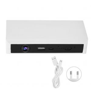 Batterie externe 2 en 1 et camera de securite panoramique 360¡ã PIR WiFi 720P rechargeable (prise UE) - Neuf