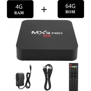Smart TV Box - EROS - MXQ PRO 4K RK3229 - 4GB RAM - 64GB ROM - WiFi BT - Android 7.1 - Neuf