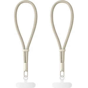 Tianyi-Dragonne De T&eacute;l&eacute;phone Portable, 2 Pi&egrave;ces Cha&icirc;ne De T&eacute;l&eacute;phone Portable Universelle Pour Tous Les Smartphones Avec Patch Universel, Lani&egrave;re De T&eacute;l&eacute;phone Portable En Nylon R&eacute;glable - Neuf