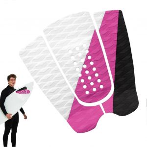 Tapis De Traction Pour Planche De Surf, Pad De Paddle, Resistant Aux Chocs, Leger, Protection Pour Skimboard, Sports Nautiques, Snowboard, Rose - Neuf