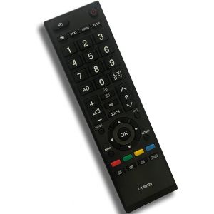 Remplacement Telecommande CT-90326 pour Toshiba TV,Télécommande pour Toshiba Universelle CT-90326 CT-90380 CT-90386 CT-90336 CT-90351 - Aucune Configuration Requise - Neuf