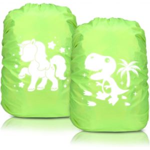 Housse Sac a Dos Impermeable,Protection Sac à Dos Pluie,Housse Sac à Dos Réfléchissante,Protege Sac a Dos Pluie Enfants,pour Garçons et Filles.[B2348] - Neuf