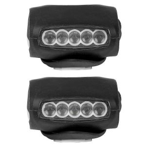 Ensemble D'&eacute;clairage Led Pour V&eacute;lo : Phare Avant Et Feu Arri&egrave;re Pour Plus De S&eacute;curit&eacute; Et De Visibilit&eacute;, Installation Facile, Led Durable Et Lumineuse, Design Compact - Neuf