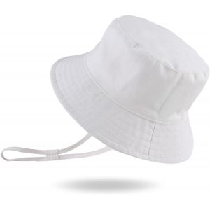 RFCBC-Large Bord Chapeau de Soleil Bébé Enfant Bonnet d`été pour Garçon Fille Anti-UV Casquette Réglable - Neuf