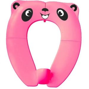 Bébé Réducteur De Toilette Pliable Siège Enfant Réducteur Wc Voyage Folding Travel Potty Seat Pour Enfants Bébé, Pink - Neuf