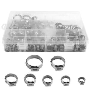 130PCS 5.8-21mm collier de serrage en acier inoxydable pour le raccordement de tuyau - Neuf