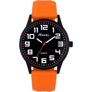 Eryi-- Montre Pour Homme Avec Boîtier Noir Et Bracelet Sport En Silicone Et Index Des Heures En Surbrillance - Quartz Analogique - Rs003 - Neuf