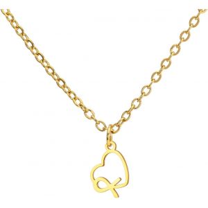 Kal-Collier Délicat En Forme De C?ur Pour Le Cancer Du Sein Pendentif En Ruban Rose Bijoux De Sensibilisation Au Cancer Du Sein Pour Femmes - Neuf