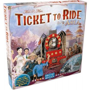 Les Aventuriers Du Rail: Extension Asie - Version Fran&ccedil;aise - Jeu De Soci&eacute;t&eacute; Pour Enfants D&egrave;s 8 Ans - 2 &Agrave; 6 Joueurs - 30 &Agrave; 60 Min - Jeu De Strat&eacute;gie A Jouer Avec Un Jeu De Base - Par[Z1677] - Neuf