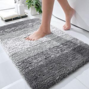 Tapis de bain MATI 30X20, Extra doux et absorbant en microfibre tapis de bain, antid&eacute;rapant - Neuf