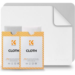 TIANYI-K&F CONCEPT Chiffons de Nettoyage | Chiffons de Nettoyage en Microfibres, Chiffons de Nettoyage pour Lentilles d'Appareil Photo, Lunettes, &eacute;crans, Appareils Photo, Tablettes, 2 PCS (15 x 18 cm - Neuf