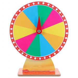 Roulette Wheel Fortune Roulette Roulette Rotative Wheel Party Jeu de Roulette pour Carnaval - Neuf