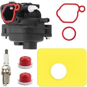 MEVRONISSHOP-Carburateur de tondeuse &agrave; gazon 799583 pour moteurs Briggs & Stratton 300E 450E 500E OVH 125cc 140cc 08P502 09P602 Series Remplace 591160 595656 591979 593261 - Neuf