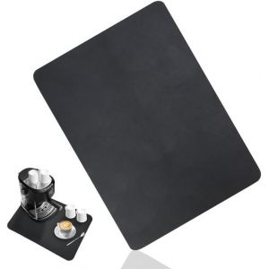 Eryi-Tapis Egouttoir Vaisselle En Terre De Diatomées, Tapis Machine A Cafe Pour Vaisselle 40×30 Cm - Absorbant Et Antidérapant Pour Sécher Cuisine, Éviers, Cafetières - Gris Foncé - Neuf