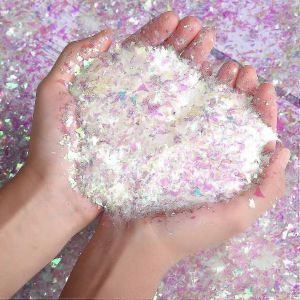 Iris&eacute; Faux D&eacute;coratifs de la Neige Artificielle, des Paillettes Flocons de neige ,pour l'Arbre de No&euml;l D&eacute;coration de Maison de Vacances d'Hiver Ornements (120g) - Neuf