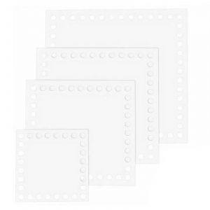 Feuille De Coeur En Acrylique Transparent Pour Sac Au Crochet Bricolage Sac Tiss&eacute; Bricolage Fait &Agrave; La Main Feuille Acrylique Transparente Pour La Maison - Neuf