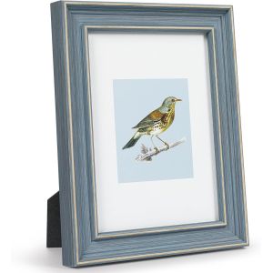 CMWX-Cadre Photo 13 X 18 Vintage Bleu Cadre Antique R&eacute;Tro Cadre Photo D&eacute;Coration Shabby Pour Table Murale Famille Amis Mariage Anniversaire F&ecirc;Te Des M&egrave;Res Cadeaux Pour Maman Grand-M&egrave;Re - Neuf