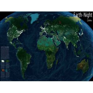 National Geographic - Earth At Night - Puzzle 1000 Pi&egrave;ces - Neuf