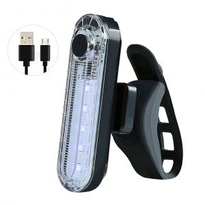 Lot De 2 Feux Arriere De Velo De Montagne Ultra Lumineux, Rechargeables Par Usb, Led Blanches Haute Luminosite - Neuf