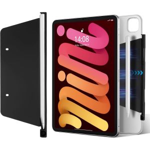 ChenQuanSarl-Porte-Stylo Pour Apple Pencil 2Ème Génération Étui Compatible Avec Magic Keyboard,Smart Keyboard Folio Et Autres Étui Magnétique Pour Stylet Pour Ipad,Noir - Neuf