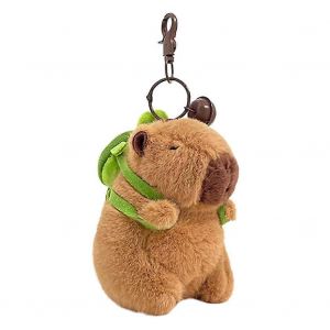 Capybara En Peluche Porte-Cl&eacute;s, Pendentif Jouet, De La Tortue &Agrave; Dos, Capybara En Peluche, Cadeau D'anniversaire - Neuf