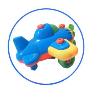 Mini Avion D&eacute;tachable Train Animal Voiture Bricolage Assemblage D&eacute;veloppement Enfants Jouet Set_Random Couleur 2 - Neuf