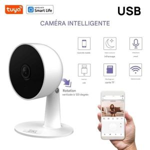 Mini cam&eacute;ra 2k vision nuit d&eacute;tecteur mouvement audio bidirectionnel - Neuf