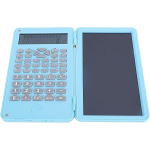 Calculatrices Scientifiques pour &eacute;tudiants, Calculatrice Scientifique de Bureau, Affichage 2 Lignes avec Tablette D'&eacute;criture LCD Effa&ccedil;able, pour Fournitures de Coll&egrave;ge et Coll&egrave;ge - Neuf