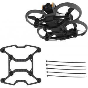 Avata 2 Protection De Ch&acirc;ssis En Fibre De Carbone,Armure Inf&eacute;rieure Anti-Collision Avec Sangle De Retenue,Accessoires Pour Drone Dji Avata 2,R&eacute;sistance &Agrave; La Corrosion Et &Agrave; L'usure-Marque G&eacute;n&eacute;rale - Neuf