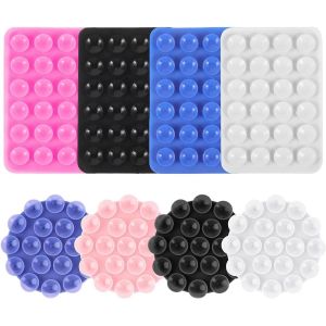 8 Pi&egrave;ces Silicone Ventouse T&eacute;l&eacute;phone,Support de T&eacute;l&eacute;phone Portable en Silicone,Ventouse de Voiture,Multifonction Support de Ventouse pour Alimentation Mobile - Neuf