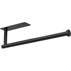 Chenquansarl-Porte-Rouleau De Cuisine ¿ Auto-Adhésif Ou À Percer, Porte-Serviettes En Papier Noir Mat Pour Cuisine, Distributeur De Papier Essuie-Tout En Acier Inoxydable Sus304 Sous L'armoire - Neuf