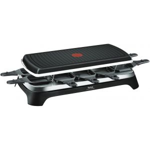 Raclette Grill Plancha Noir 1350 W pour 10 personnes - Neuf