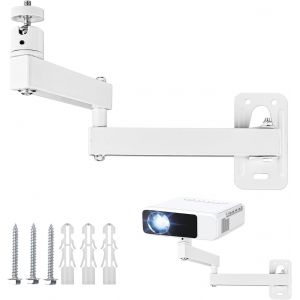 KAOJL-Pliable Support Projecteur Plafond,Support Videoprojecteur Plafond Réglable Rotation À 360°,Support Mural Pour Etagere Videoprojecteur Avec Vis 1/4"" Pour Home Cinéma,Salle De Jeux,Bureau - Neuf