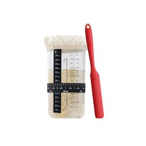Kit De Levain En Bocal Avec Bocal En Verre De 700 Ml Et Accessoires De Cuisson - Neuf