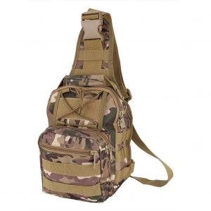 Sac &agrave; dos unisexe Oxford Fabric Outdoor Military Chest Sling (CP) - Neuf