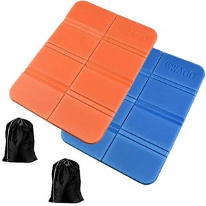 (2 Pi&egrave;ces) Coussins De Si&egrave;ge Pliables D'ext&eacute;rieur, En Mousse, Portables Et Imperm&eacute;ables, Parfaits Pour Le Camping, La Randonn&eacute;e, Le Jardin, La Plage, Etc. - Neuf