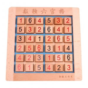 Jeu de société Sudoku à six grilles, jouet mathématique pour enfants - Neuf