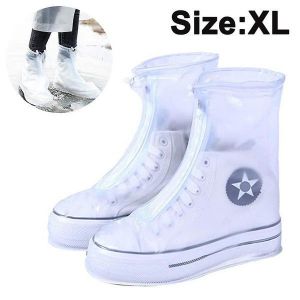 Couvre-Bottes Imperméables, Antidérapants Et Réutilisables ¿ Couvre-Chaussures Légers Pour Activités De Plein Air ¿ Disponibles En Bleu Et Blanc, Tailles L À Xxl - Neuf