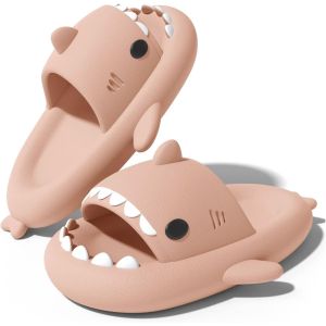 Ihkhu-Claquettes Requin Enfants Chaussons De Maison Pantoufles De Bain Fille Garçon Chaussures Pour Piscine Et Plage Et Douche Shower Tongues Plates Antidérapant Sandales Été - Neuf