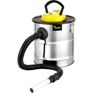 SUBZONAL-Aspirateur de Cendres - Chemin&eacute;e, Pellet et Barbecues - Puissance 1.200W - Capacit&eacute; 20 L - Fabriqu&eacute; en Acier Inoxydable - Inclus 1m de Tuyau et Couvercle de Filtre - Fonction Soufflerie - Di - Neuf