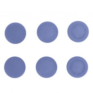 Couvercle De Bouton De Joystick 3d 6 En 1 Pour Empêcher Le Glissement Des Poignées De Pouce De Remplacement Pour Ps5 Elite Controller Bleu - Neuf