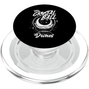 Sjzg-Ma Boule De Cristal Montre L'avenir Magique Des Drones Popsockets Popgrip Pour Magsafe - Neuf